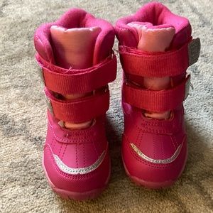Joe Fresh pink boots